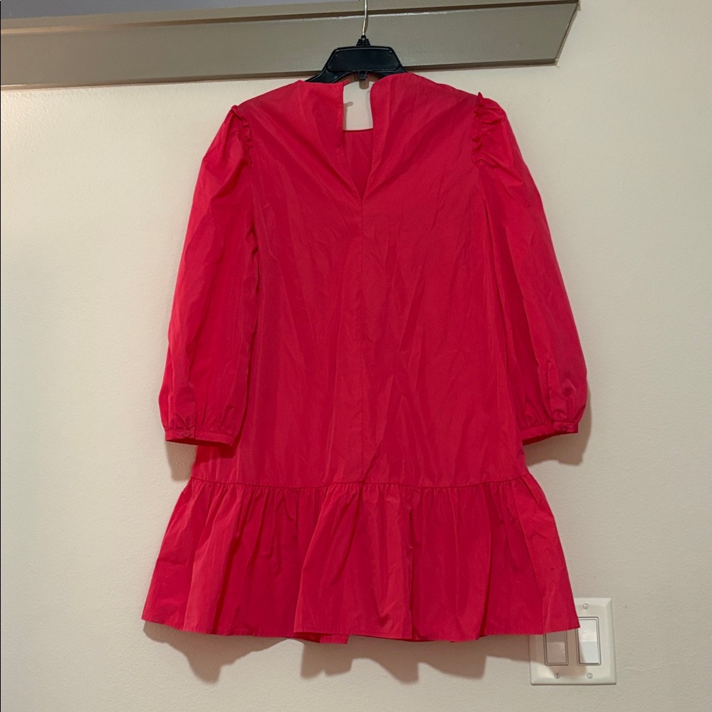 Cinq a Sept Jackie Long Sleeve Drop Waist Flounce Dress SZ S VGUC - Picture 4 of 8